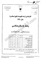 ارشد آزاد جزوات سوالات باستان شناسی کارشناسی ارشد آزاد 1390